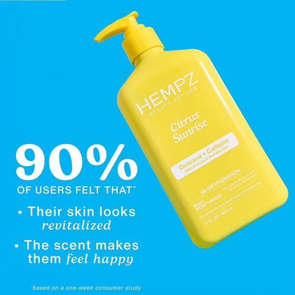 Hempz Citrus Sunrise Body Moisturizer with Guarana + Caffeine #4