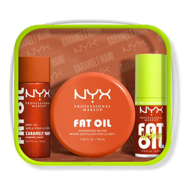NYX Professional Makeup Fat Oil Lip Drip and Body Kit - Caramelt Mami #1