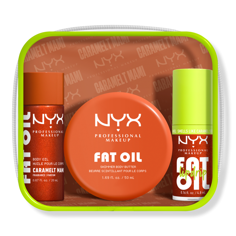 NYX Professional Makeup - Fat Oil Lip Drip and Body Kit - Caramelt