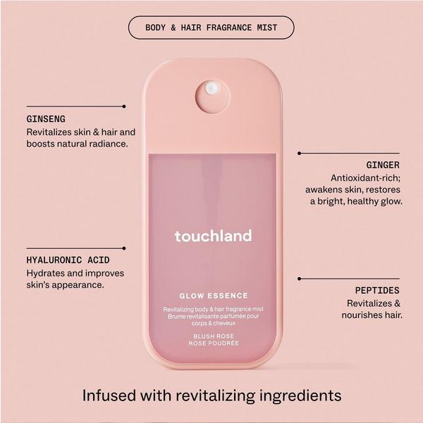 Touchland Blush Rose Body & Hair Fragrance Mist #4
