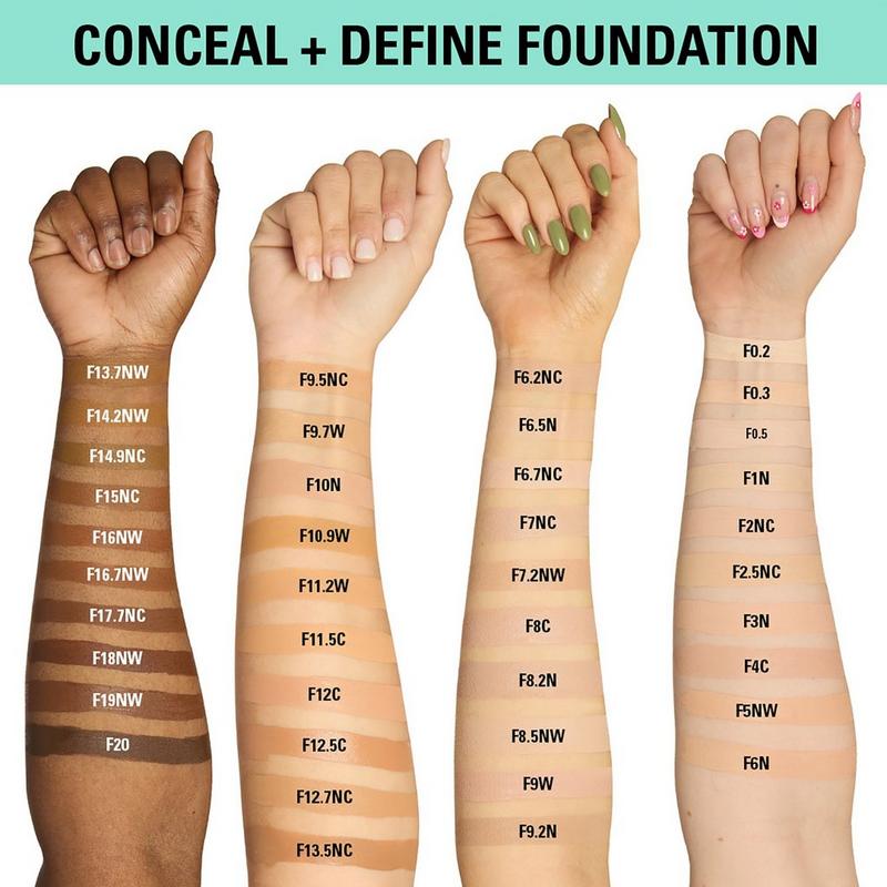 Revolution Beauty - F17.7NC Conceal & Define Soft Matte Full