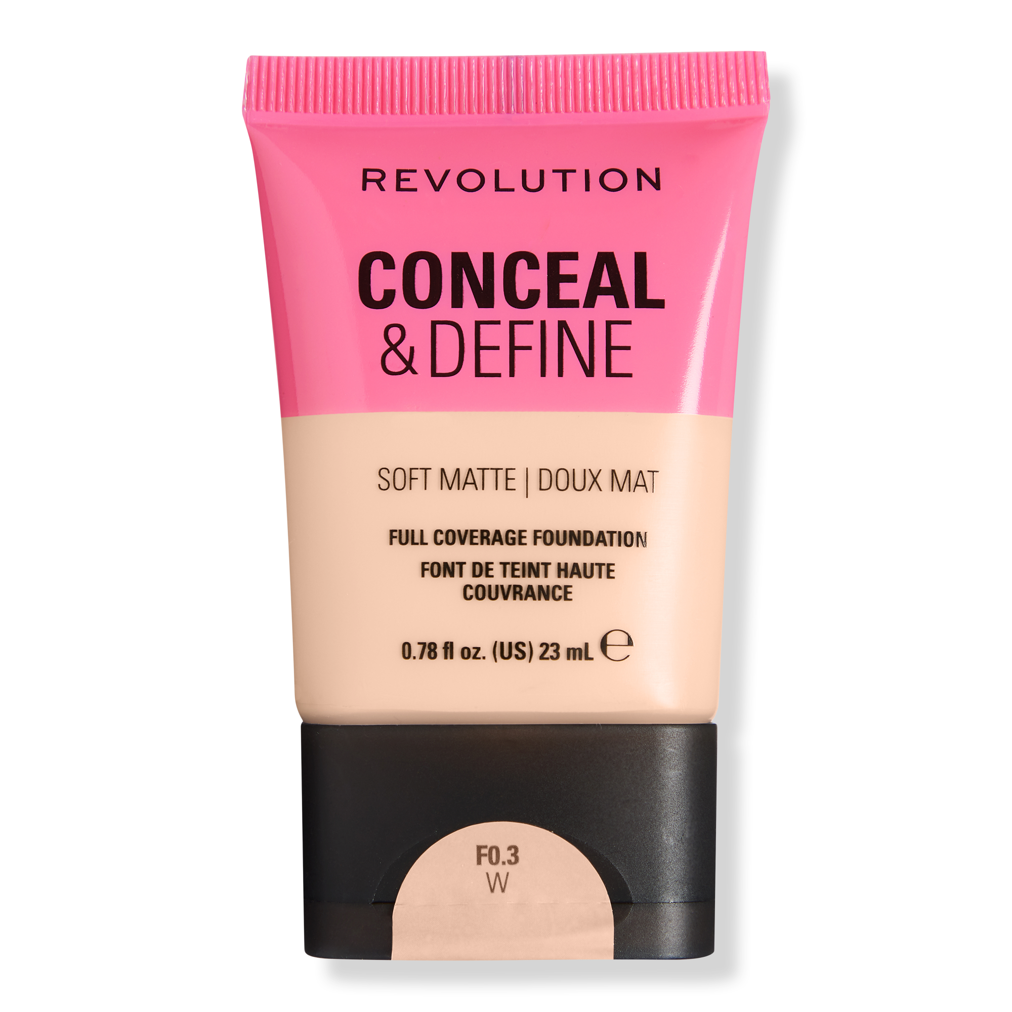 Revolution Beauty Conceal & Define Soft Matte Full Coverage Foundation #1