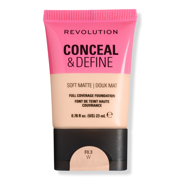 Revolution Beauty Conceal & Define Soft Matte Full Coverage Foundation #1