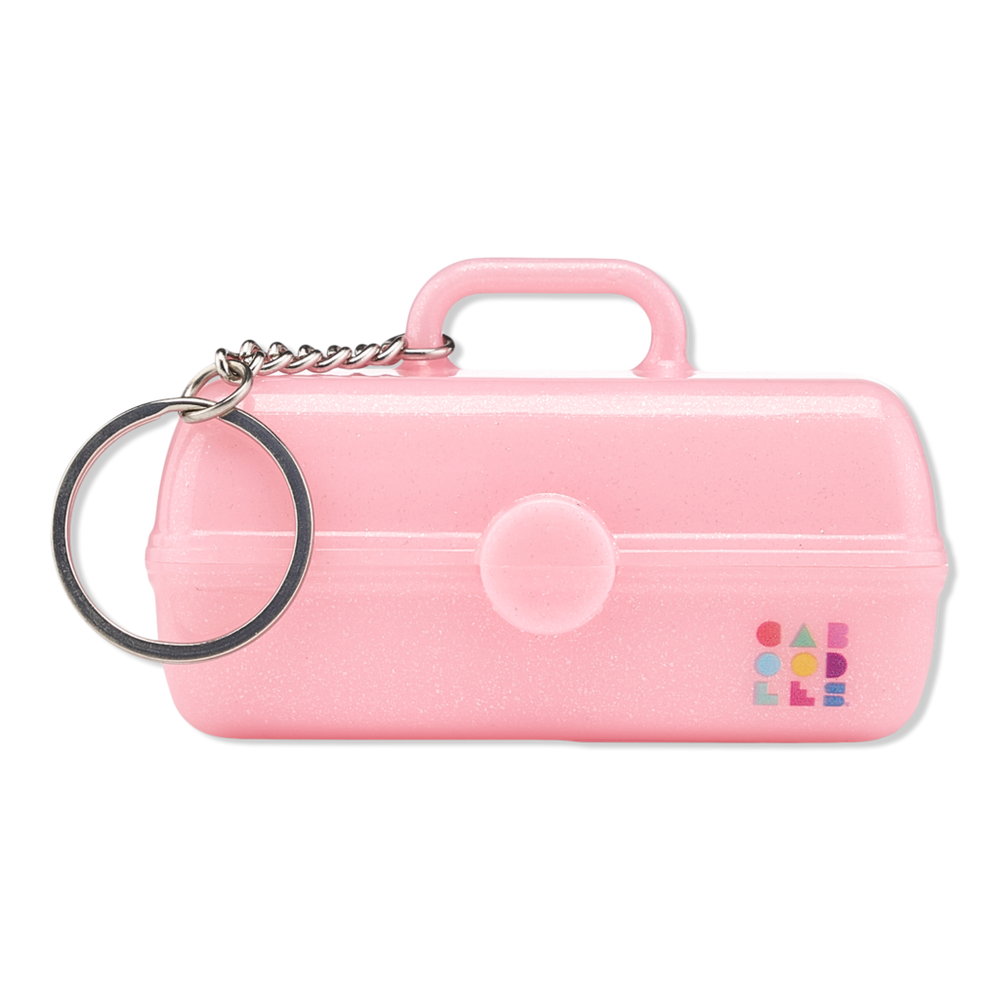 Caboodles Mini On-The-Go Girl Keychain with Lip Gloss - Pink Shimmer
