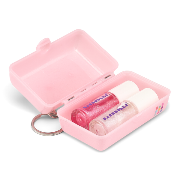 Caboodles Mini On-The-Go Girl Keychain with Lip Gloss #3