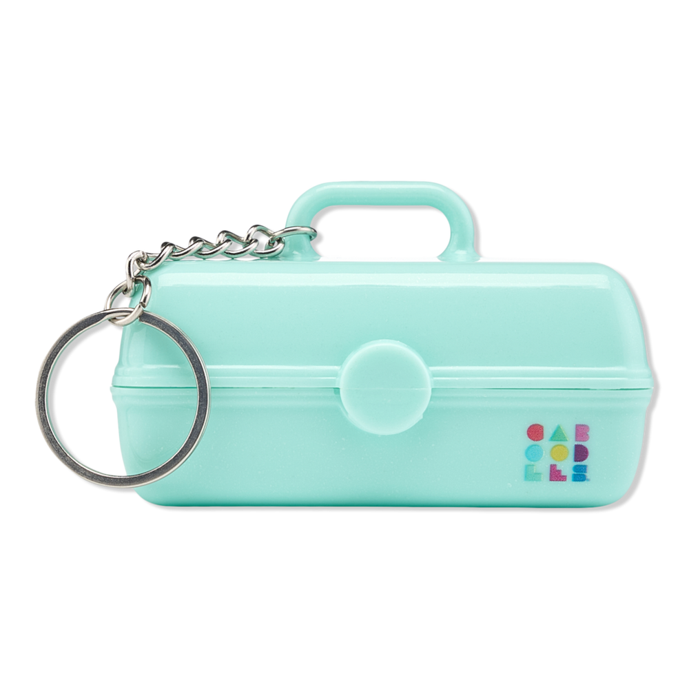 Caboodles Mini On-The-Go Girl Keychain with Lip Gloss - Mint Shimmer