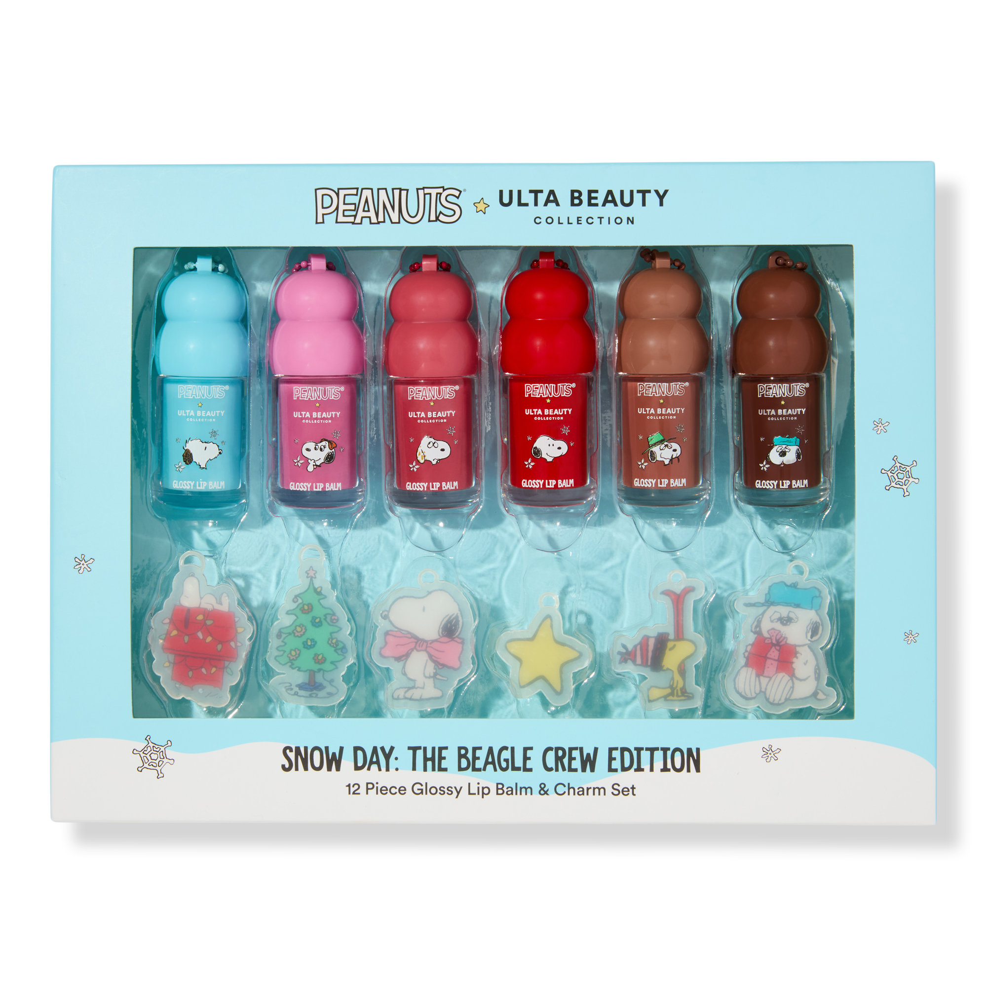 Набор глянцевых бальзамов для губ Ulta Beauty Collection Peanuts x UBC Snowed In — фото 2