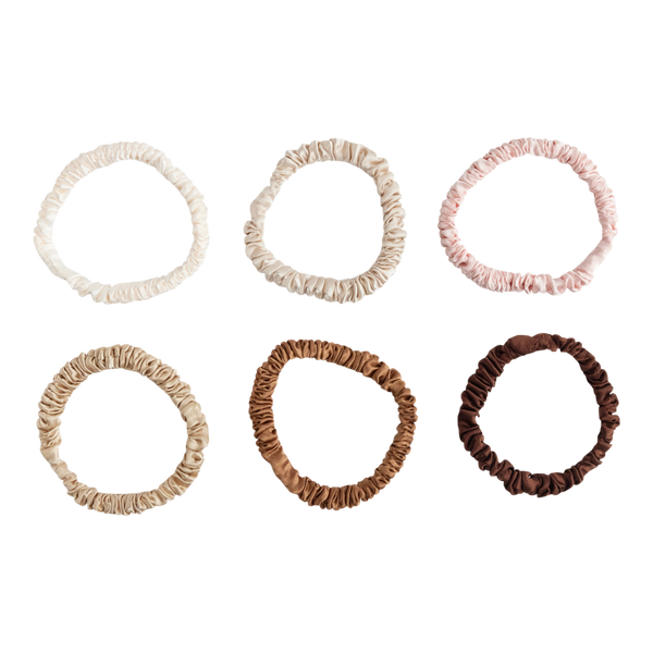 Product-obsessed 6 Satin Skinny Scrunchies #2