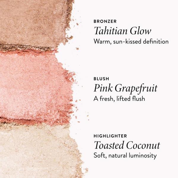 LAURA GELLER Geller’s Greatest Lift-n-Glow Face Palette & Retractable Airbrush Kabuki Brush #2