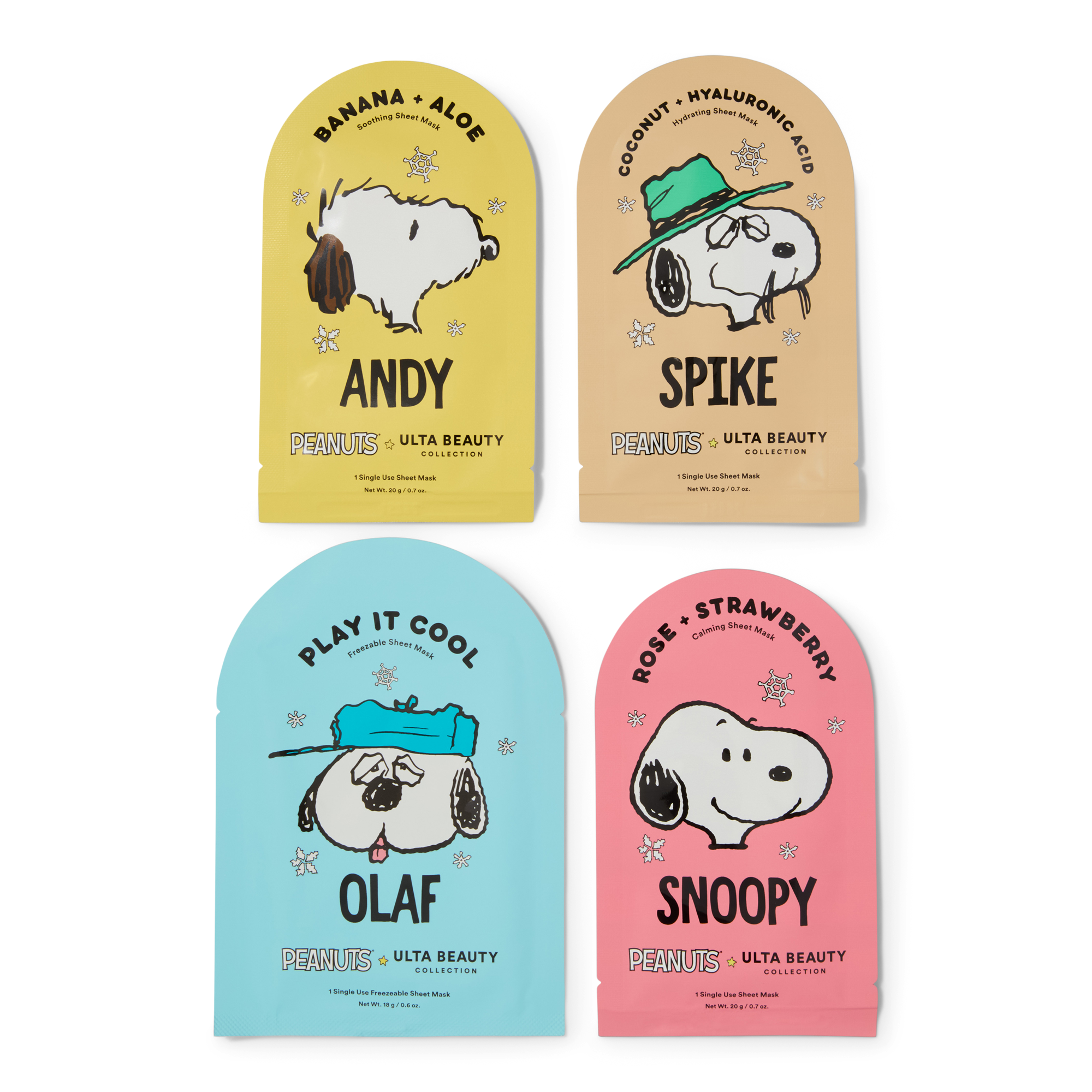 Набор масок для лица Ulta Beauty Collection Peanuts x UBC — фото 2