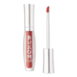 Buxom Plump Shot Plumping and Smoothing Lip Serum Gloss with Peptides and Hyaluronic Acid - Luxe