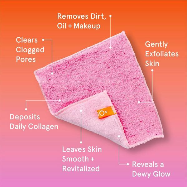 Cleanlogic Infusions Dual-Texture Facial Cloth + Collagen #2
