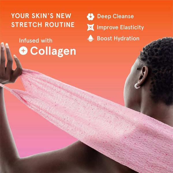 Cleanlogic Infusions Exfoliating Stretch Cloth + Collagen #6
