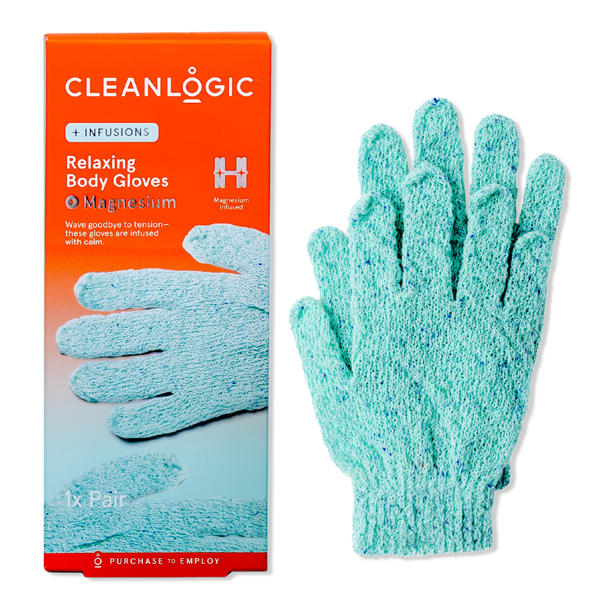Cleanlogic Infusions Relaxing Body Gloves + Magnesium #1