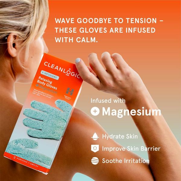Cleanlogic Infusions Relaxing Body Gloves + Magnesium #6