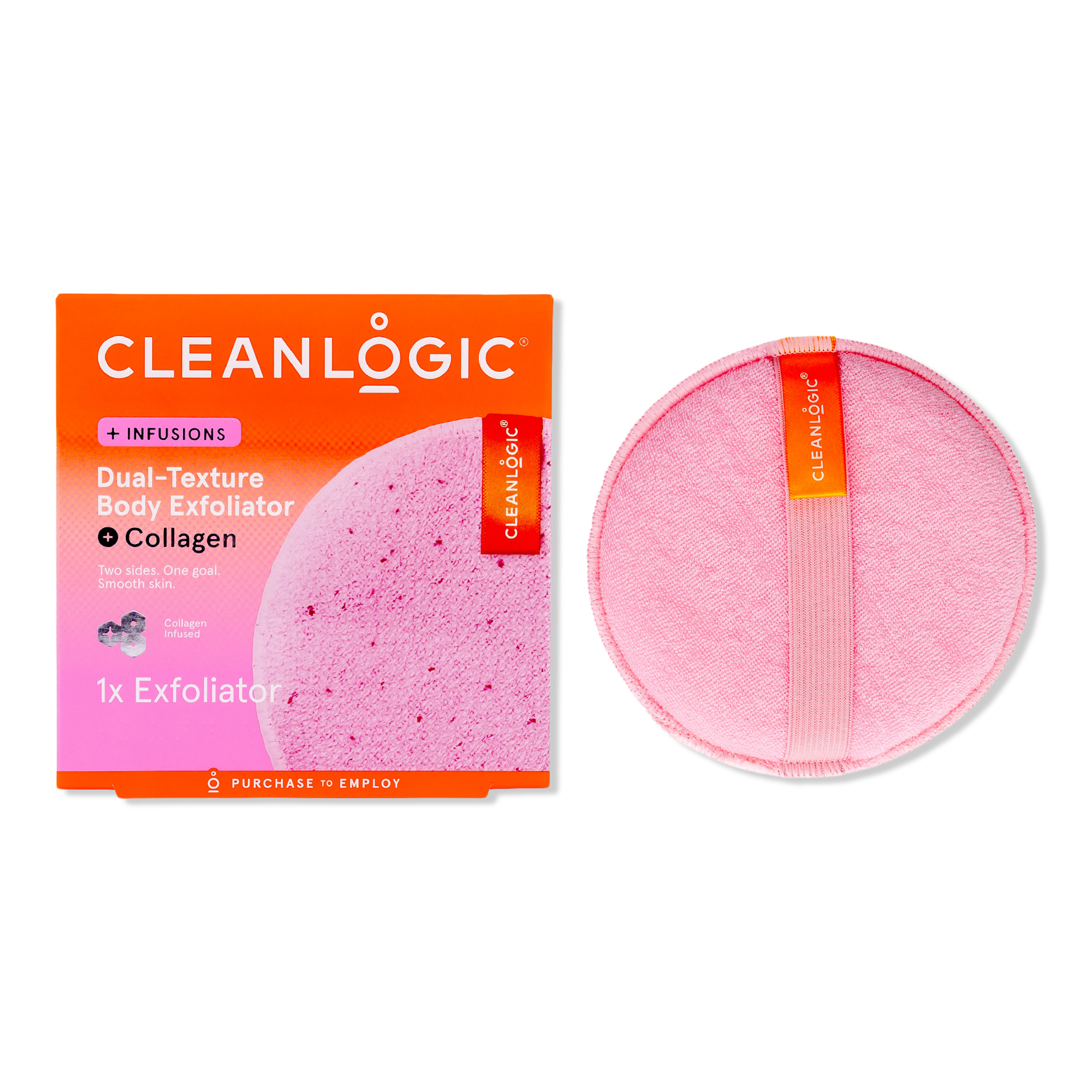 Cleanlogic Infusions Dual Texture Body Exfoliator + Collagen #1