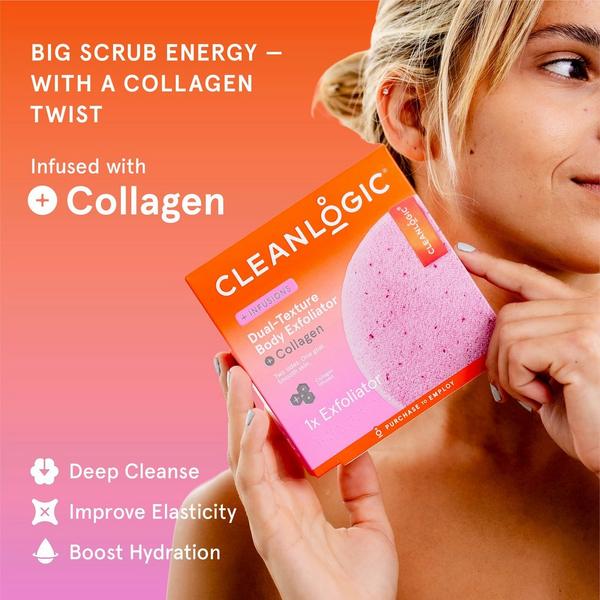 Cleanlogic Infusions Dual Texture Body Exfoliator + Collagen #6