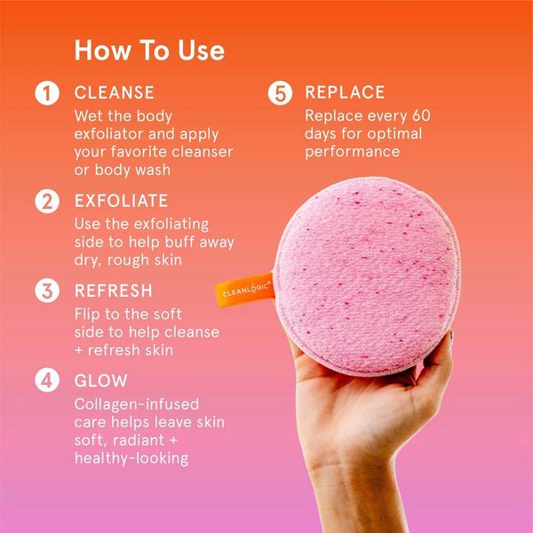 Cleanlogic Infusions Dual Texture Body Exfoliator + Collagen #7