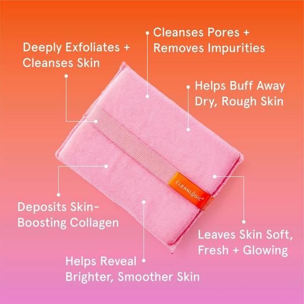 Cleanlogic Infusions Dual-Texture Large Body Exfoliator + Collagen #2
