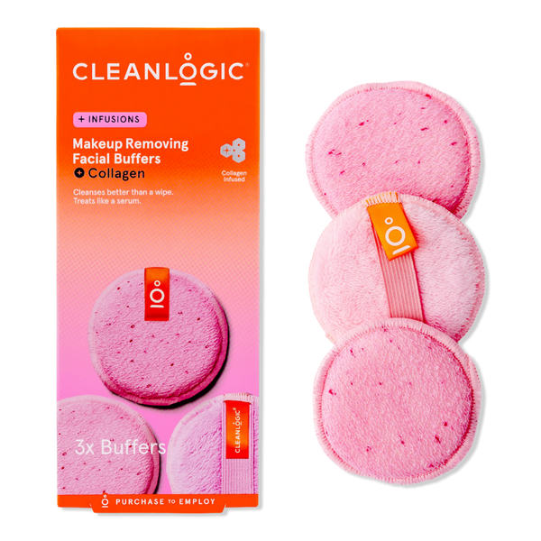 Cleanlogic Infusions Makeup Removing Facial Buffers + Collagen #1