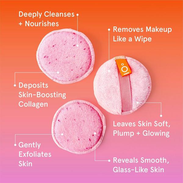 Cleanlogic Infusions Makeup Removing Facial Buffers + Collagen #2