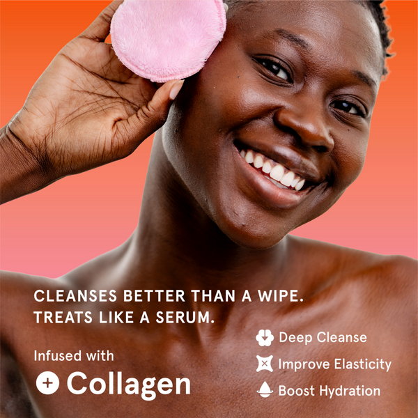 Cleanlogic Infusions Makeup Removing Facial Buffers + Collagen #6