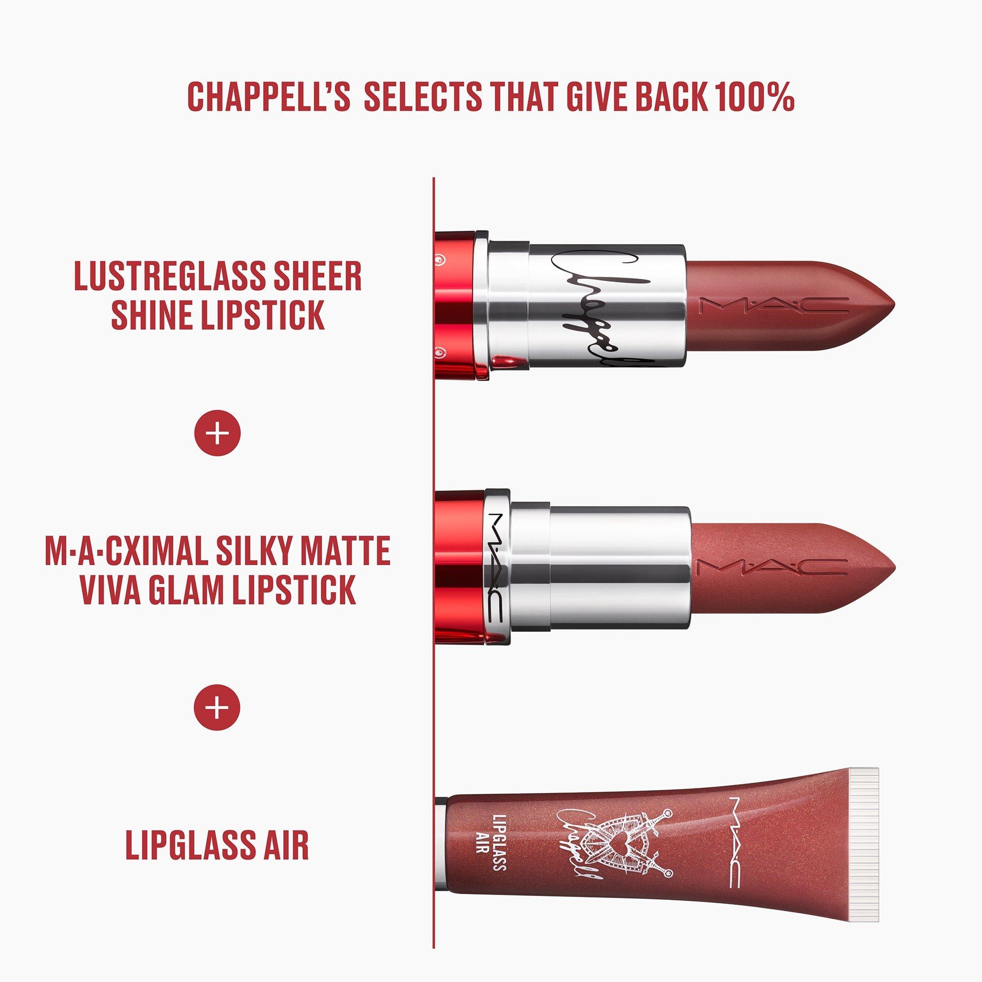 Матовая шелковистая помада MAC Chappell Roan Viva Glam MACximal, цвет: Unnatural Redhead — фото 7