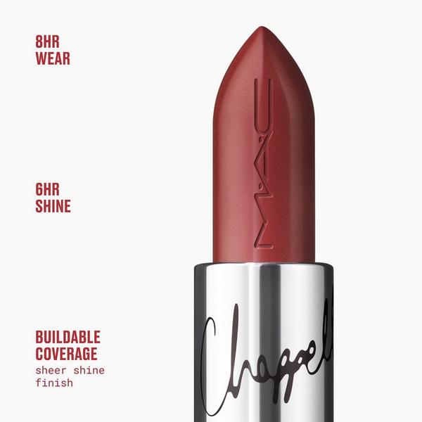 MAC Chappell Roan Viva Glam Lustreglass Sheer-Shine Lipstick #4