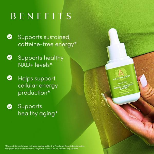 Apothékary Power Trip Energy and Longevity Support Herbal Drops #2