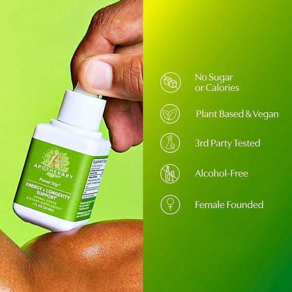 Apothékary Power Trip Energy and Longevity Support Herbal Drops #3