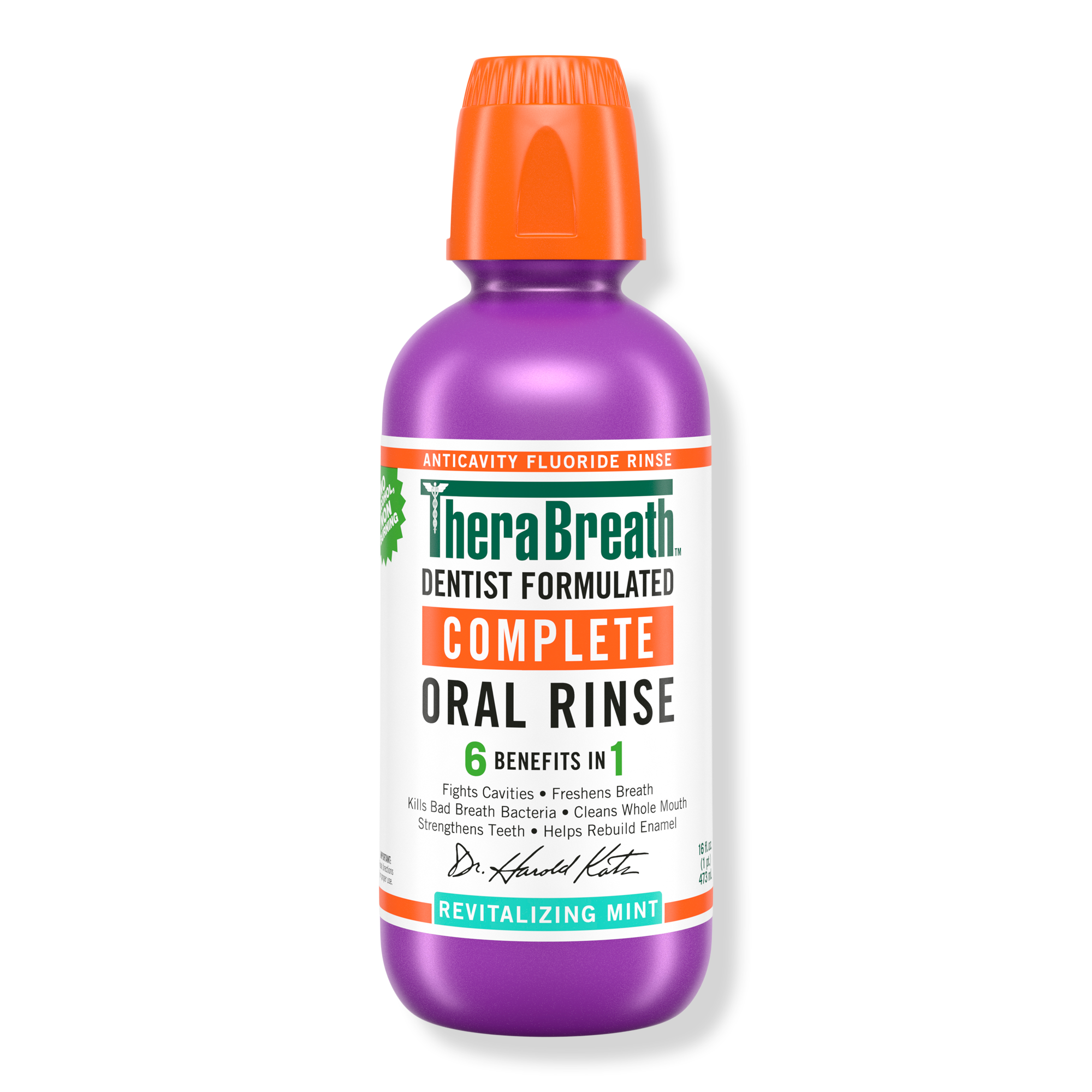 TheraBreath Complete Oral Rinse Revitalizing Mint #1