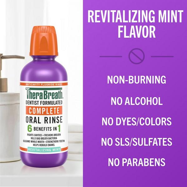 TheraBreath Complete Oral Rinse Revitalizing Mint #4