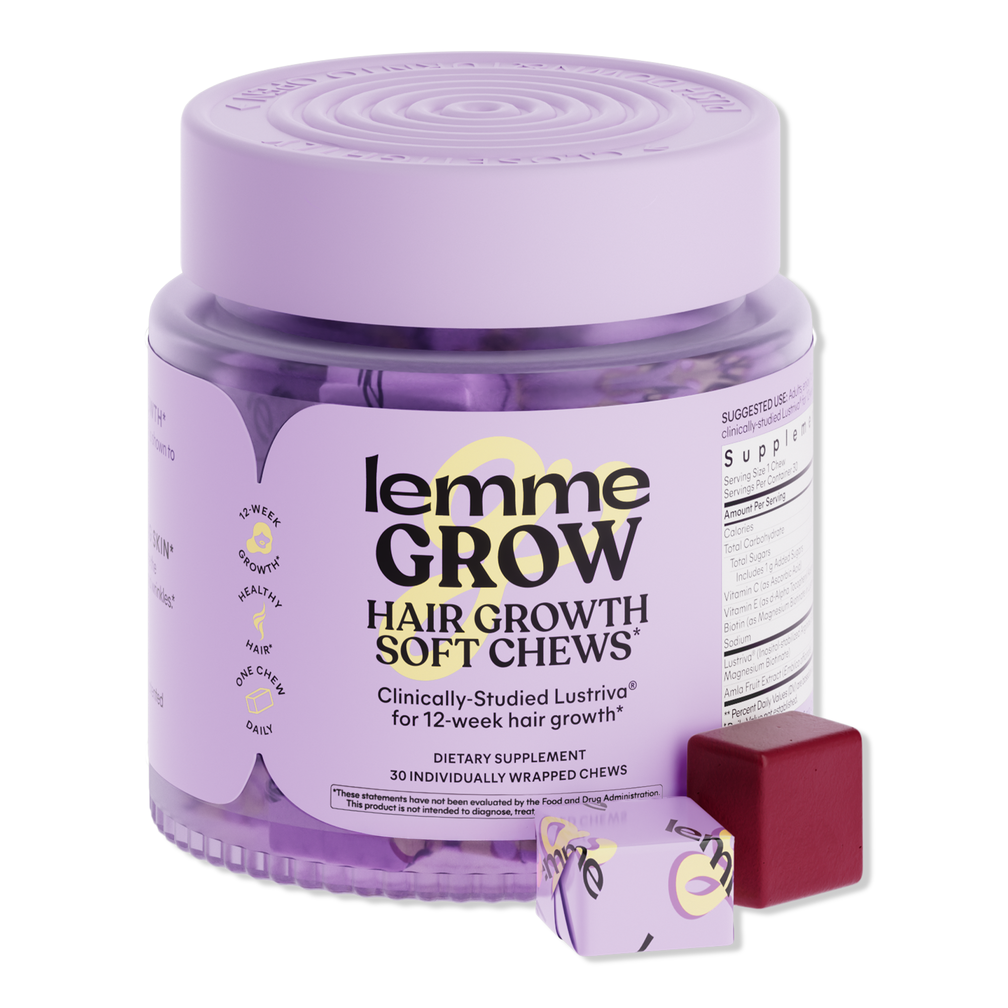 Lemme Grow: Hair Growth Soft Chews #1