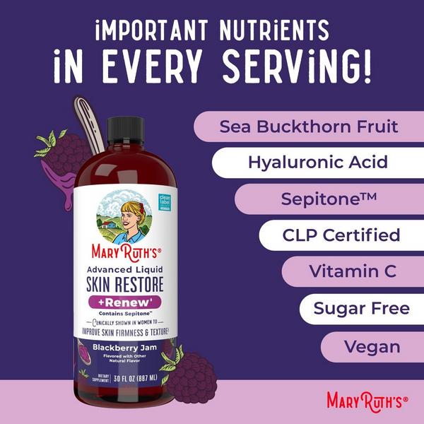 MaryRuth's Advanced Liquid Skin Restore & Renew Blackberry #5