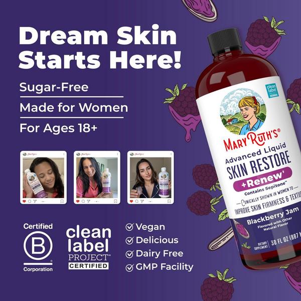 MaryRuth's Advanced Liquid Skin Restore & Renew Blackberry #6
