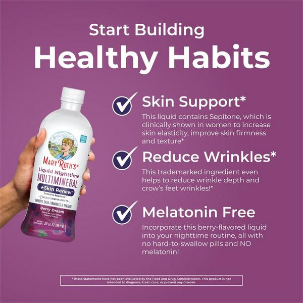 MaryRuth's Liquid Nighttime Multimineral + Skin Renew #3