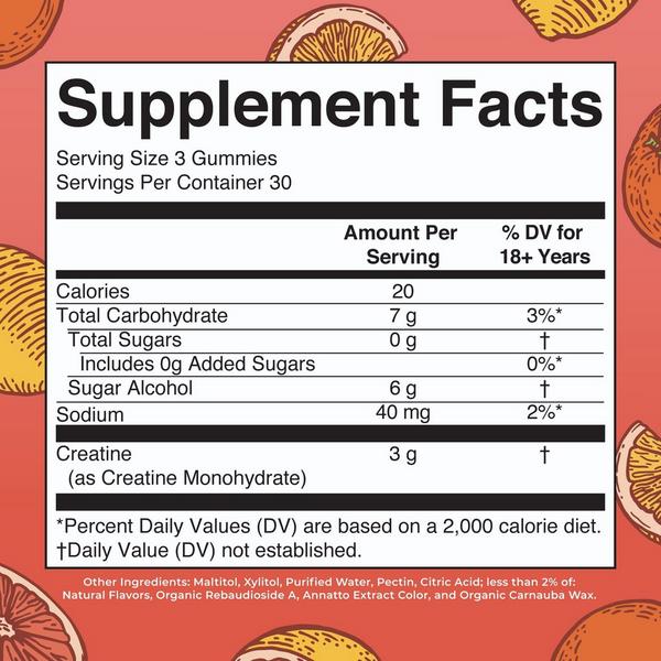 MaryRuth's Creatine Gummies Tangerine Citrus #2