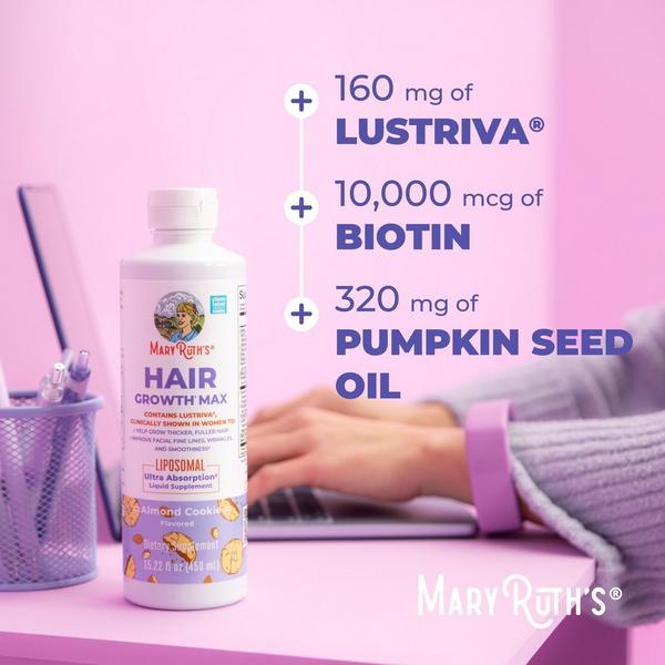 MaryRuth's Hair Growth Max Liposomal Almond Cookie #3