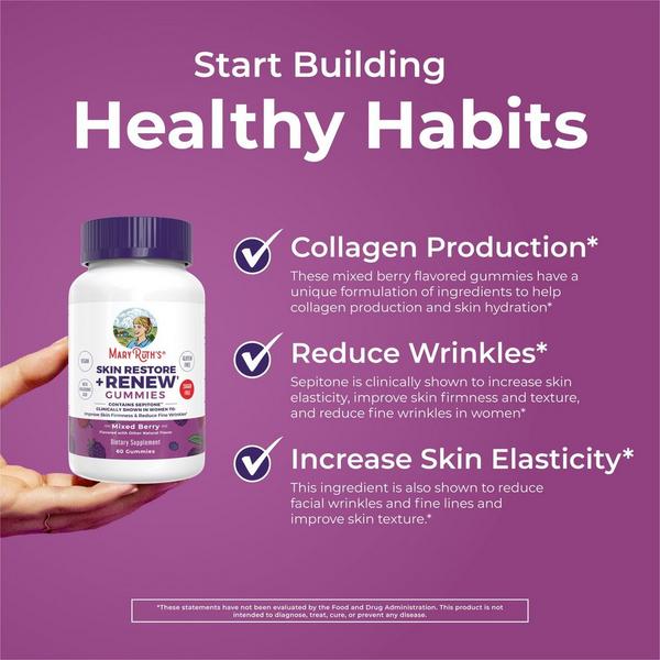 MaryRuth's Skin Restore & Renew Complex Gummie Mixed Berry #4