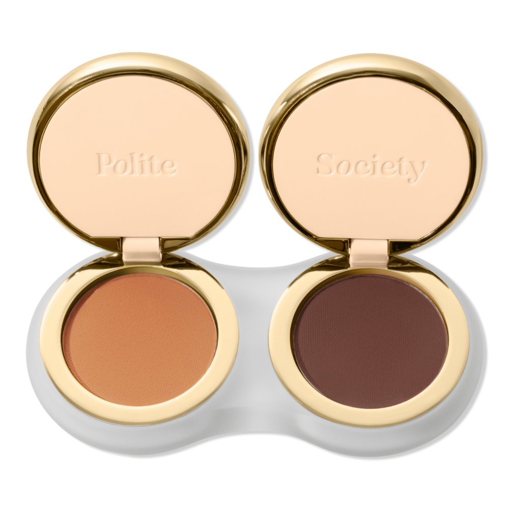 Polite Society Dual Intentions Eyeshadow Duo - Demure & Dominant