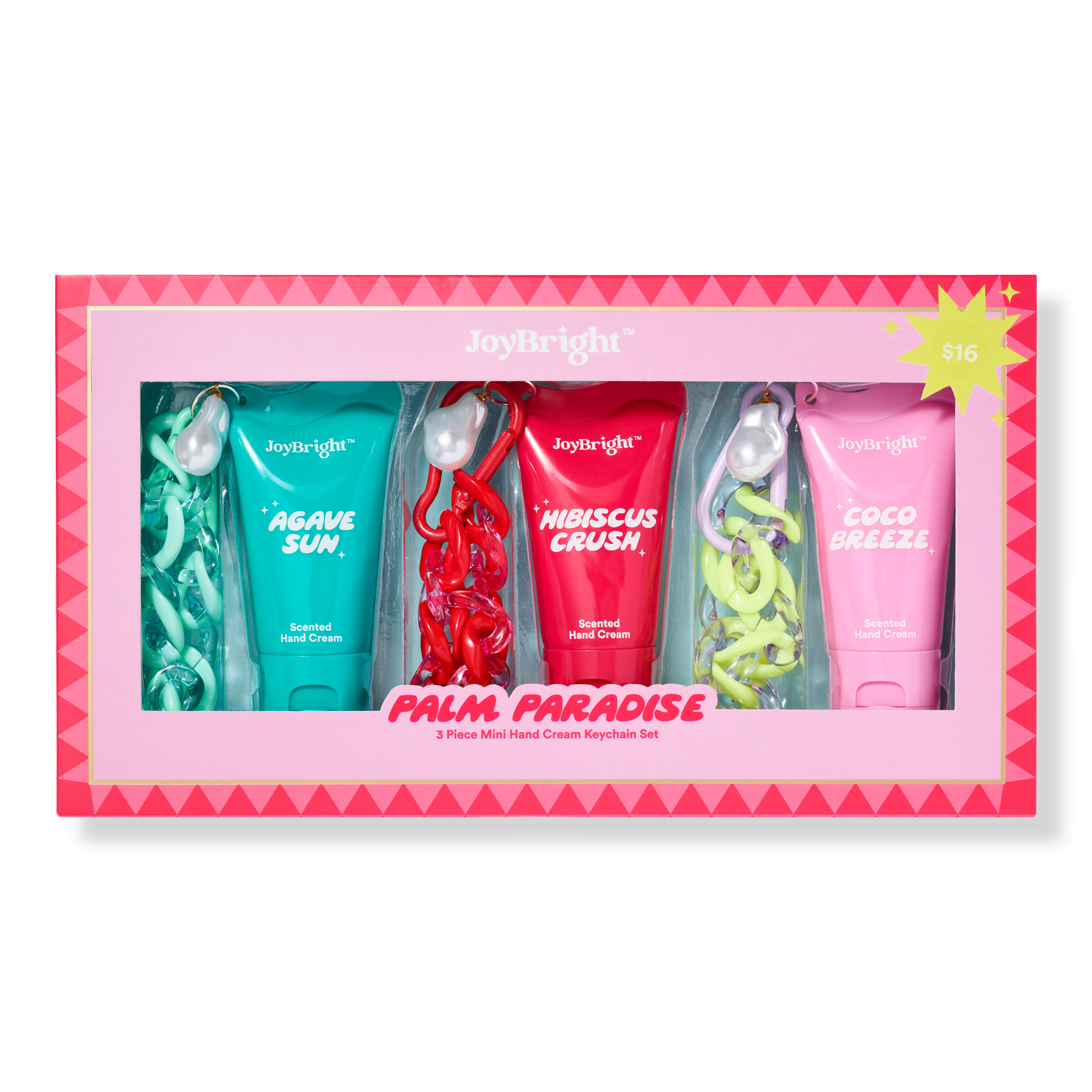 Набор мини-кремов для рук JoyBright by Ulta Beauty Palm Paradise — фото 1