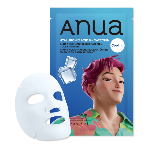 ANUA KPop Demon Hunters 8 Hyaluronic Acid Catechin Cool Slim Mask #1