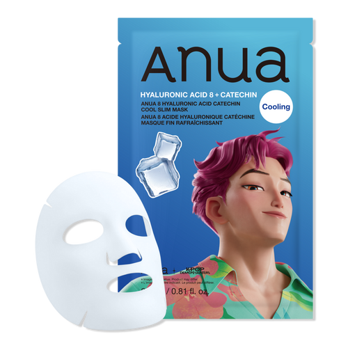Anua KPop Demon Hunters 8 Hyaluronic Acid Catechin Cool Slim Mask