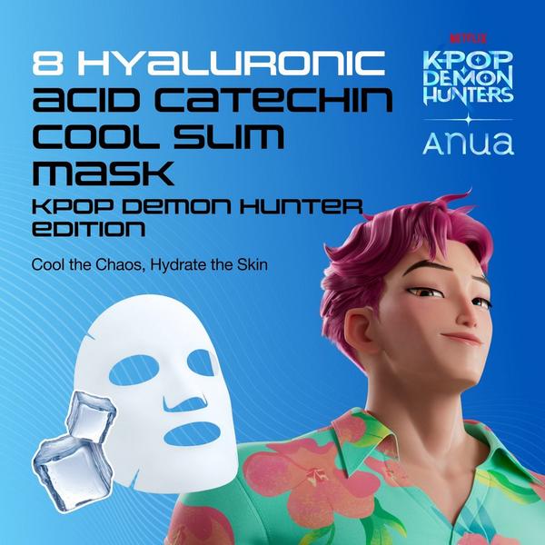 ANUA KPop Demon Hunters 8 Hyaluronic Acid Catechin Cool Slim Mask #2
