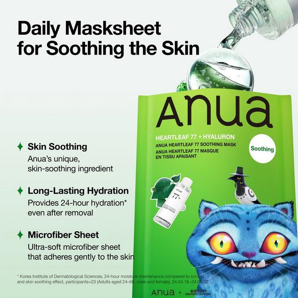 ANUA KPop Demon Hunters Heartleaf 77 Soothing Mask #4