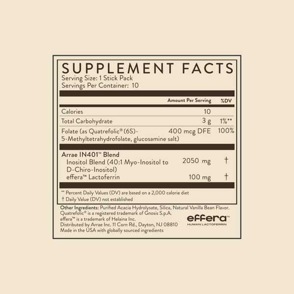 arrae Inositol: Women's Core Nutrient for Daily Hormonal and Metabolic Balance Support #7
