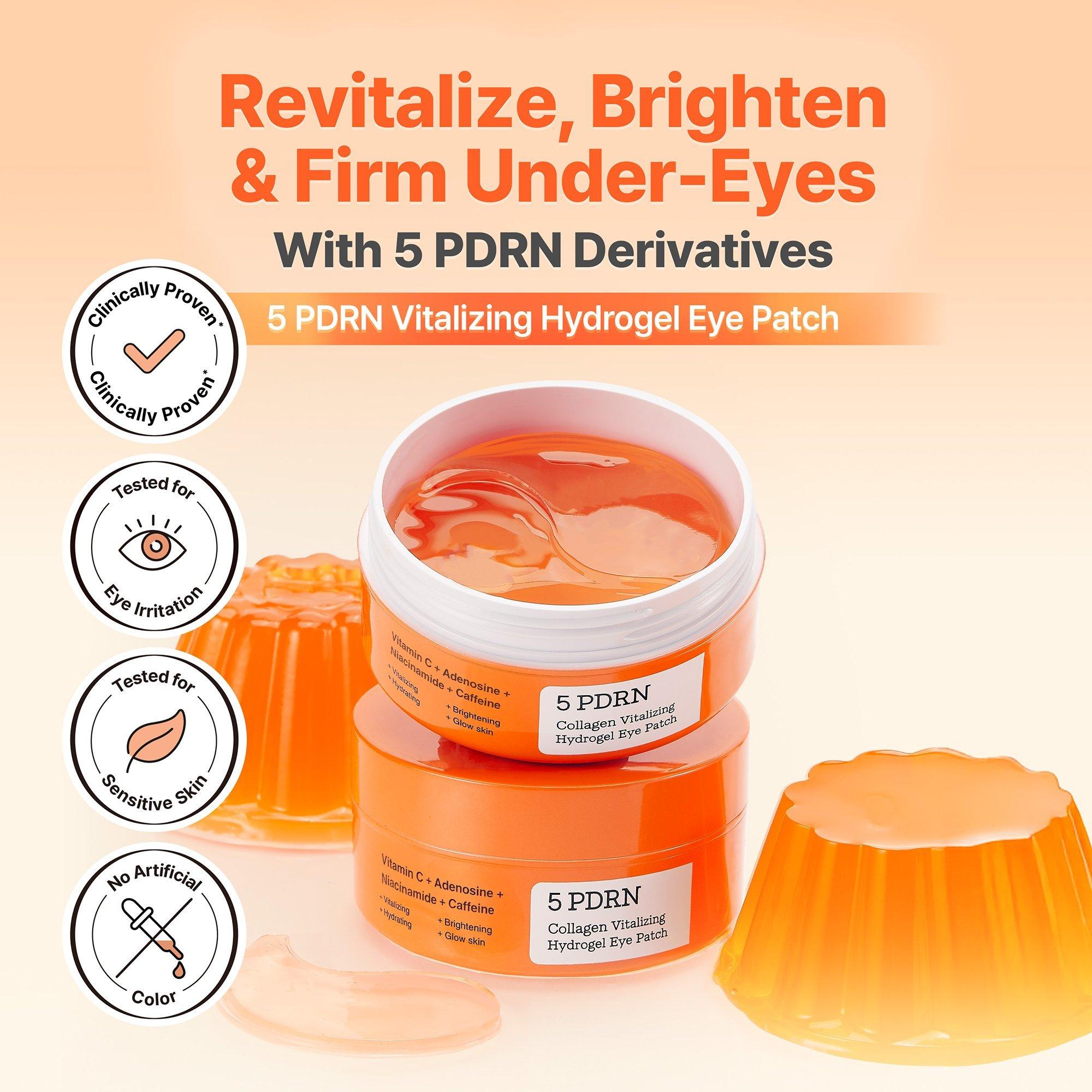 Омолаживающие гидрогелевые патчи для глаз Cosrx 5 Pdrn Collagen — фото 2