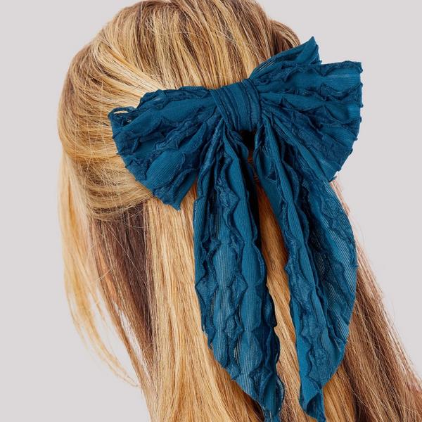 Conair Accessories Textured Bow Barrette #5