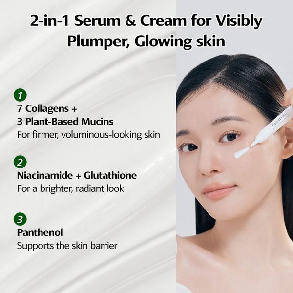 ClearDea. Mucin Collagen 2-in-1 Voluming Serum & Cream Ampoule #4