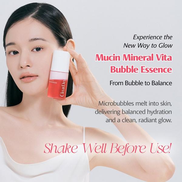 ClearDea. Mucin Mineral Vita Bubble Hydrating First Essence #3